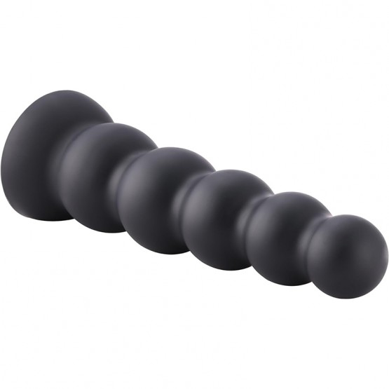 Hismith 9”Silicone Anal Dildo, Anal Beads with 5 Smooth Balls, Butt Plug with KlicLok System