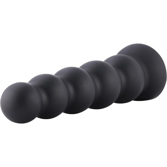 Hismith 9”Silicone Anal Dildo, Anal Beads with 5 Smooth Balls, Butt Plug with KlicLok System