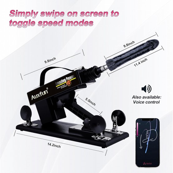 Auxfun Sex Machine Automatic Love Machine with Bluetooth Remote Control