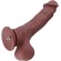Hismith 12.4'' Huge Silicone Dildo - Intact Testicles Dong for Advanced Users, Brownish