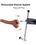 Hismith 11,8 ” Doppeldichte Silikondildo, Ultra realistischer Dildo mit Venen mit Kliclok-System