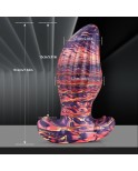 Silicona anal enchufe líquido masaje de silicona bola anal - XL