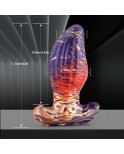 Silicone Anal Plug, Liquid Silicone Anal Massage Dildo for Beginner