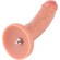 Hismith 8,28" Dildo z silikonu o podwójnej gęstości i lekko uniesionymi żyłkami do zabawy waginalnej i analnej