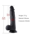 Ensemble de machines sexuelles ultra-silencieuses Hismith Premium comprenant des accessoires de la série Black