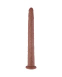 Extra-Long 19.8" Realistic Brown Anal Dildo with Suction Cup for Men and Women