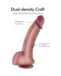 Hismith 12,6" Dual-Density Ultra Realistic Dildo - Strukturierter Dong mit KlicLok-System
