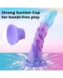 Monster Fantasy Slim Beginner Dildo - Levensechte zachte siliconen met zuignap