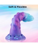 Monster Fantasy Slim Beginner Dildo - Realistico morbido silicone con ventosa