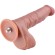 Hismith 8,27" dual-density silikone dildo, 6" kan indsættes med KlicLok