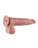 Hismith 8.9" Dual-Density Silicone Dildo, 7” Insertable Realistic Penis with KlicLok System