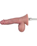 Hismith 8.3" Vibrating Dildo, 6" Insertable, 1.75” Wide, Magnetic Charging Vibrator