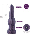 Hismith 8.5" Hands-Free Play Silicone Dog Dildo, 7.5" Insertable Realistic Penis with KlicLok System Hismith 8.5" Hands-Free Play Silicone Dog Dildo, 7.5" Insertable Realistic Penis with KlicLok System