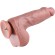 Hismith 11,2" dual-density dildo, 8,2" innsettingsbar, KlicLok, håndfri leketøy