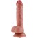 Hismith 6,8" Dual-Density Dildo met KlicLok-systeem - Beginnersserie