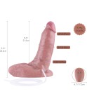 9.1" Squirting Realistic Silicone dildo with Three-dimensional testicles