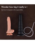 10.24'' Squirting Silicone Dildo ower shape Anal toy with KlicLok System 10.24'' Squirting Silicone Dildo ower shape Anal toy with KlicLok System