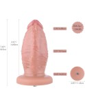 Hismith 7,43" Dual-Density Silikone Dildo - Realistisk ekstra stor penis