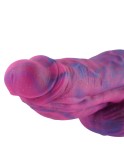 Hismith 9,35 '' Enormt svakt buet silikondildo med KlicLok -system