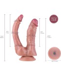 Dildo realistico Hismith in silicone a doppia densità da 7,46" con sistema KlicLok - Serie per principianti