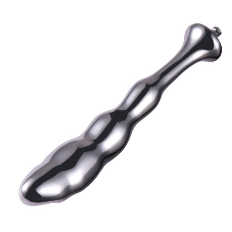 Hismith 7.68” Curved Steel G-Spot Prostate Massager for Beginners