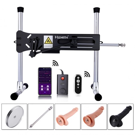Hismith Premium Sex Machine con accessori bundle - Controllo app con telecomando