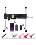 Machine de sexe Hismith Premium avec accessoires groupés - Application sans fil contrôlée avec télécommande Machine de sexe Hismith Premium avec accessoires groupés - Application sans fil contrôlée avec télécommande